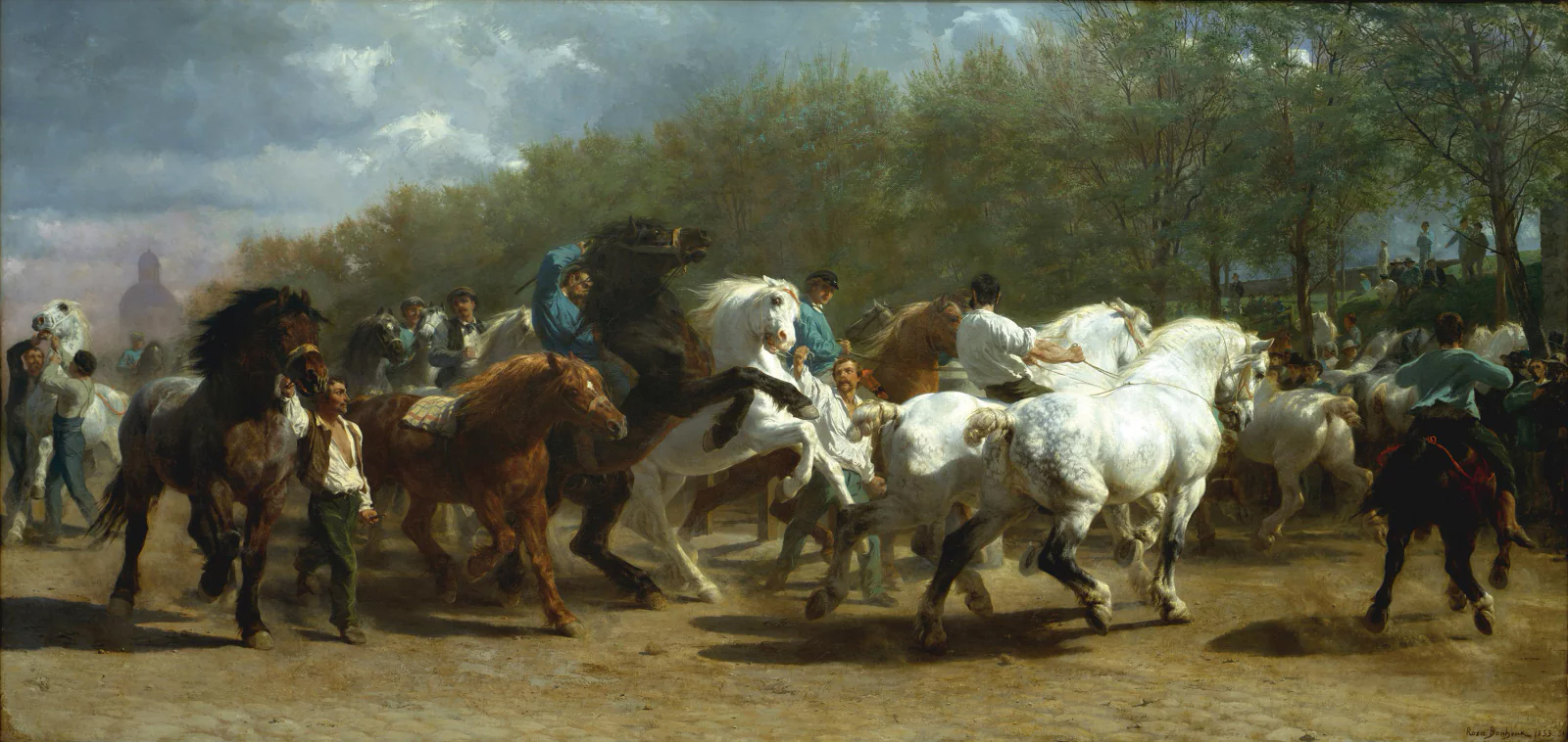 “Ярмарка лошадей” (1853)