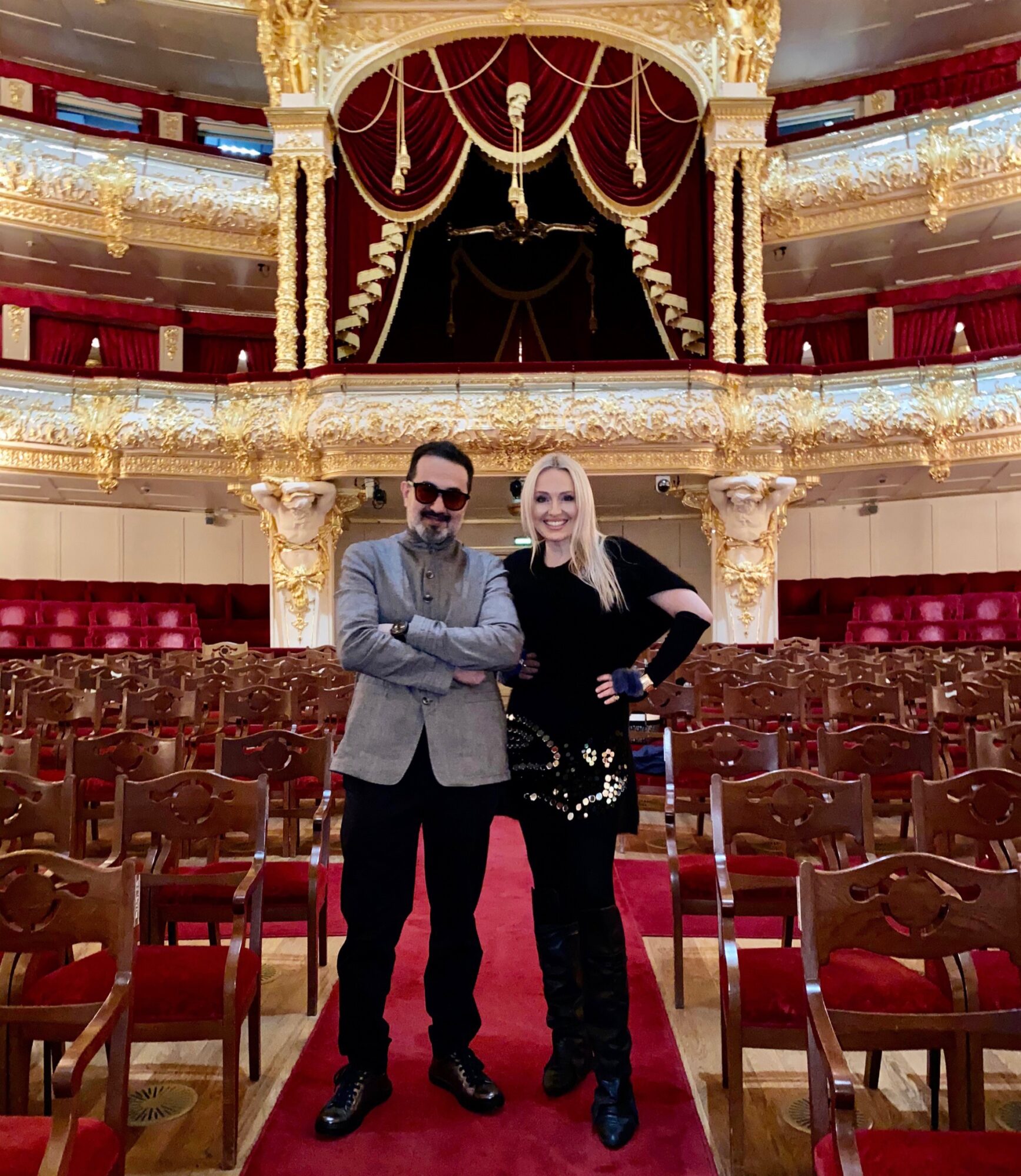 Эльчин Азизов и Ольга Ро в Большом театре / Фото: Sophia Roh